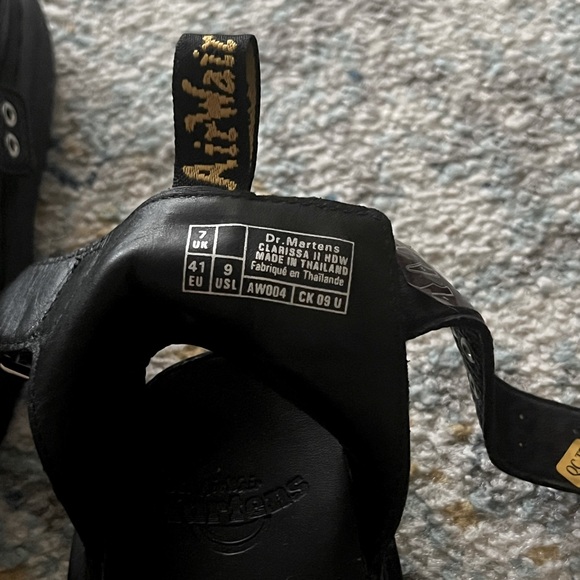 Dr. Martens Black Sandals with Silver Accents - Picture 6 of 6